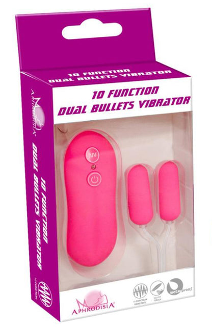 10 FUCTION DUAL BULLETS VIBRATION - PINK