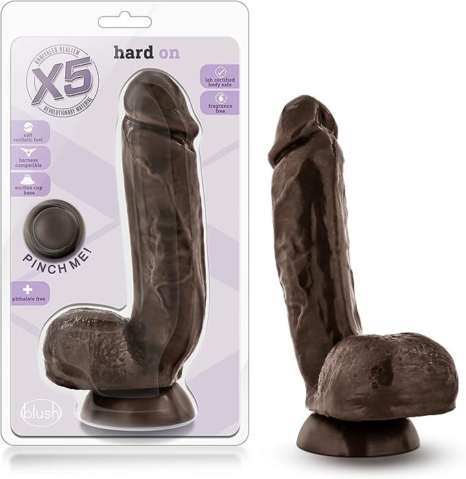 7" DILDO - BROWN