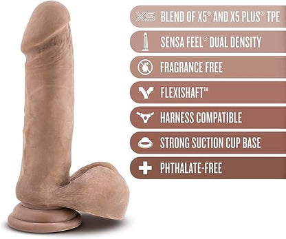 8'' sensa feel dildo - latin