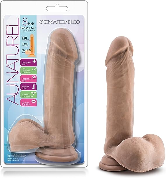 8'' sensa feel dildo - latin