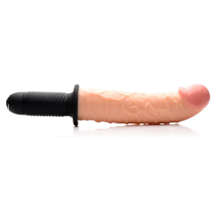 MS The Curved Dicktator Giant Dildo Thruster - Flesh