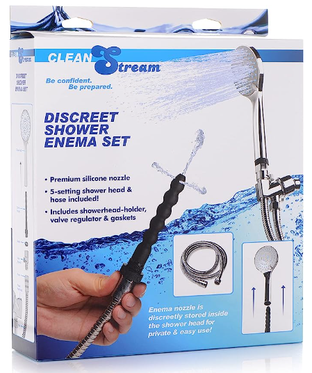 CS Discreet Shower Enema Set