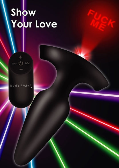 LASER FUCK ME LARGE ANAL PLUG W/ REMOTE CONTROL