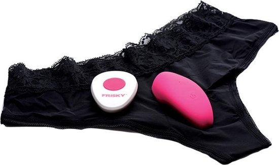 SILICONE PANTY VIBE W/ REMOTE CONTROL - PINK