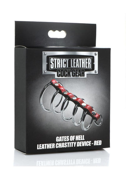 LEATHER AND STEEL GATES OF HELL - RED