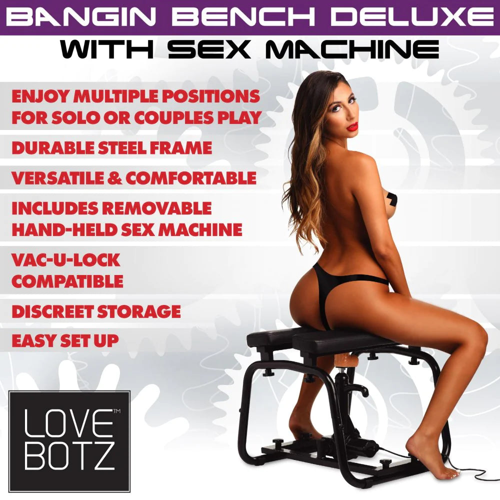 DELUXE BANGIN BENCH WITH SEX MACHINE