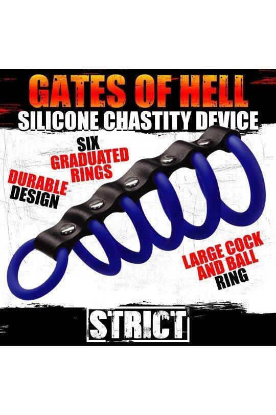 GATES OF HELL SILICONE CHASTITY DEVICE