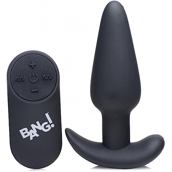 BASIC VIBRATING ANAL PLEASER - BLACK