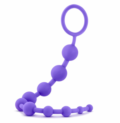 SILICONE 10 BEADS - PURPLE