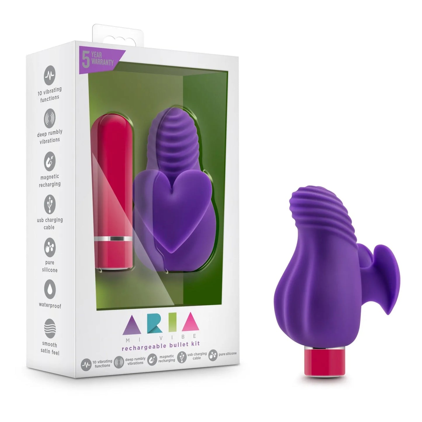 RECHARGEABLE BULLET KIT - PLUM