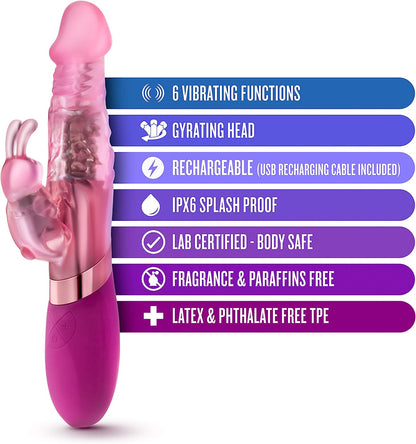 RECHARGEABLE MINI RABBIT - PINK