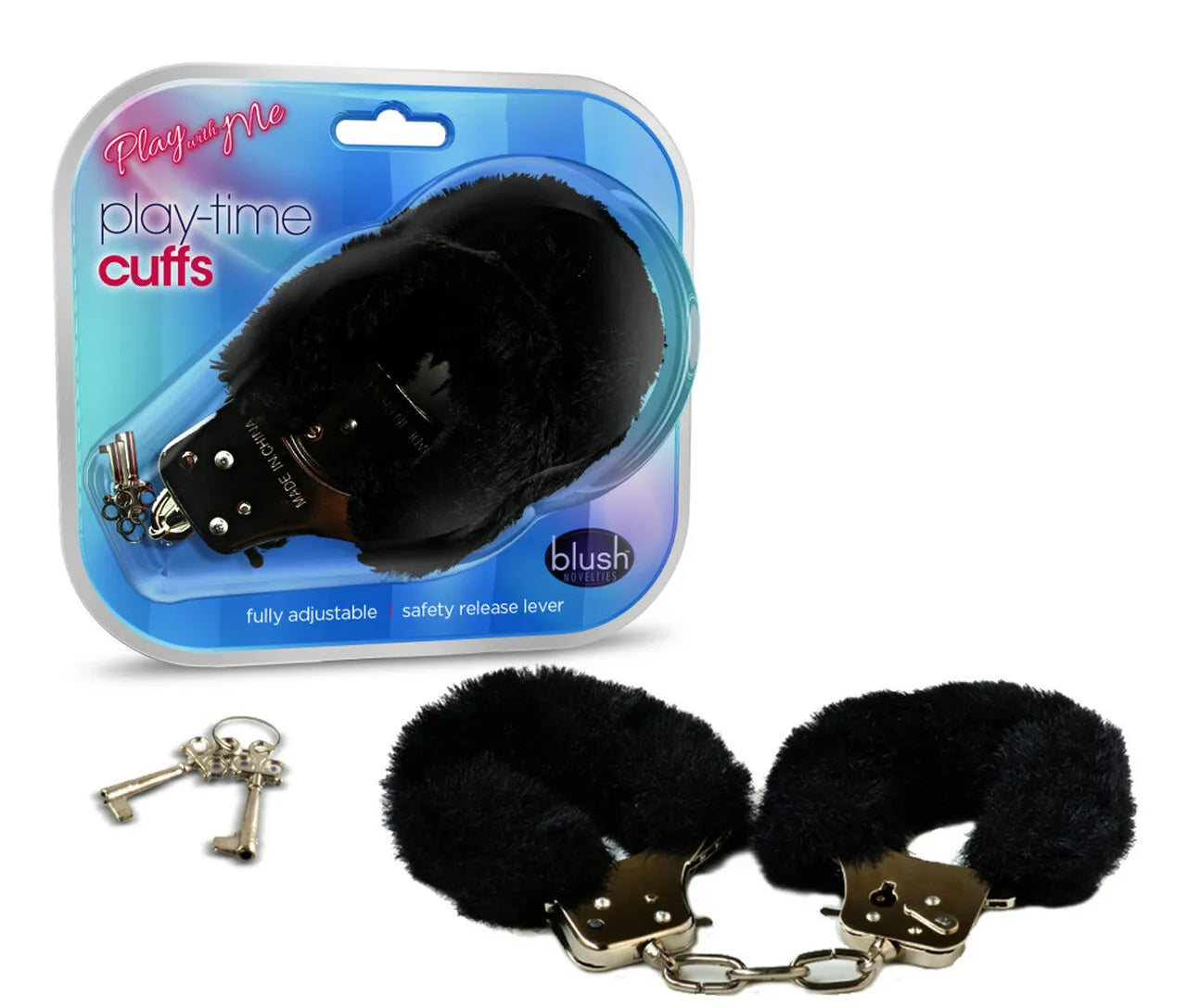 PLAY TIME CUFFS - BLACK