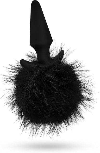 RABBIT TAIL PLUG - BLACK