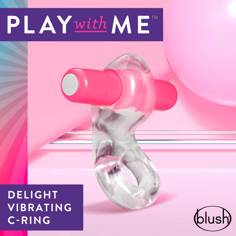 Teaser vibrating c-ring - pink