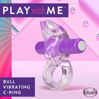 Bull vibrating c-ring - purple