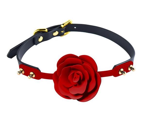 BLOSSOM GAG SILICONE ROSE GAG