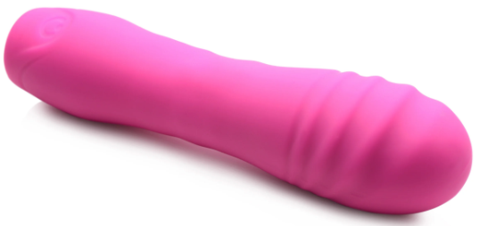 Twirl Teaser Rotating Beads Silicone Vibe - Magenta