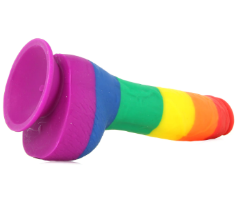 PRIDE EDITION - 8" DILDO - RAINBOW