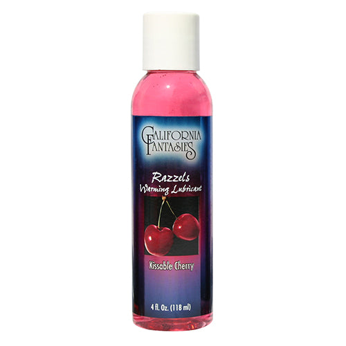 RAZZELS 3-IN-1 FLAVORED WARMING LUBRICANT 2.5 OZ BOTTLE – KISSABLE CHERRY