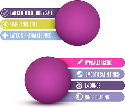 DOUBLE O BEGINNER KEGEL BALLS - MORADO