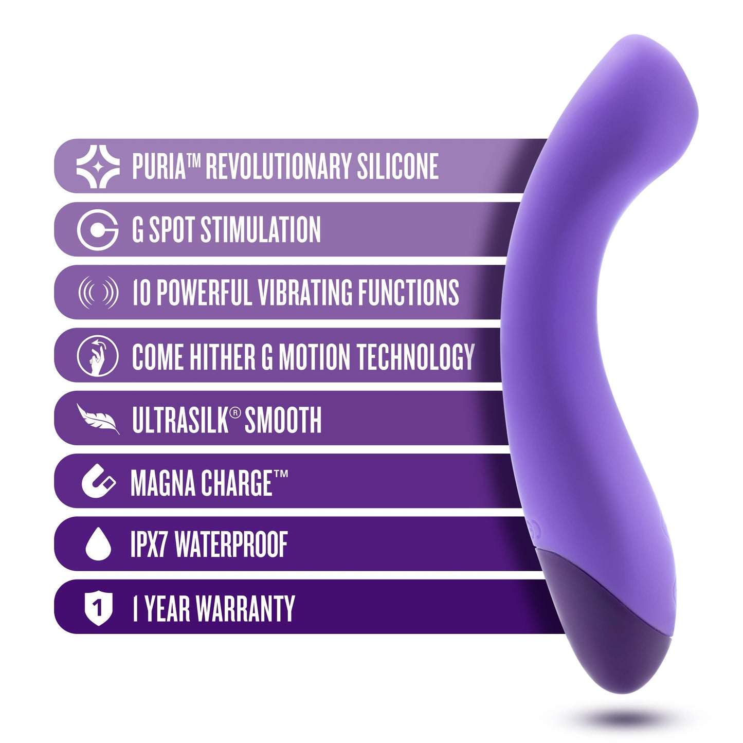 G BALL VIBRATOR - PURPLE