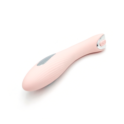 PREMIUM - VIBRADOR DE SILICON CON TOQUE ELECTRICO - ROSA