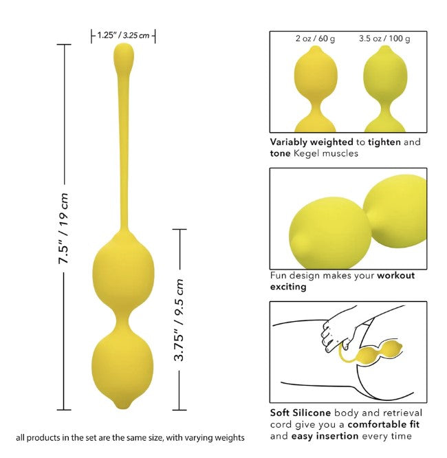 KEGEL TRAINING SET LEMON