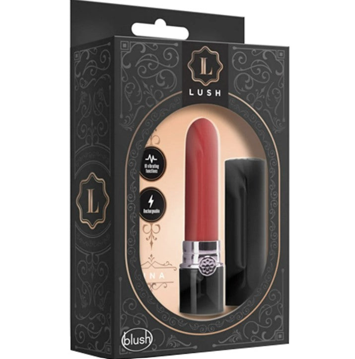 LINA LIPSTICK VIBRATOR - SCARLET