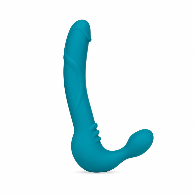 LUNA - STRAPLESS SILICONE DILDO - TEAL