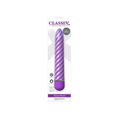 SWEET SWIRL VIBRATOR - PURPLE