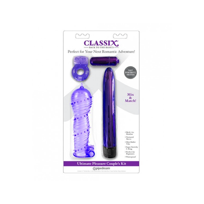 ULTIMATE PLEASURE COUPLES KIT - PURPLE