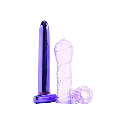 ULTIMATE PLEASURE COUPLES KIT - PURPLE