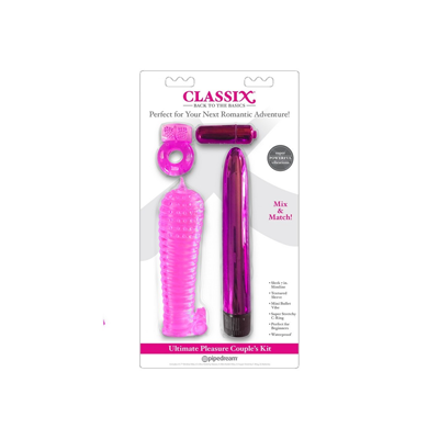 ULTIMATE PLEASURE COUPLES KIT - PINK