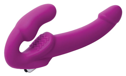 Vibrating Strapless Strap-On -Smoke