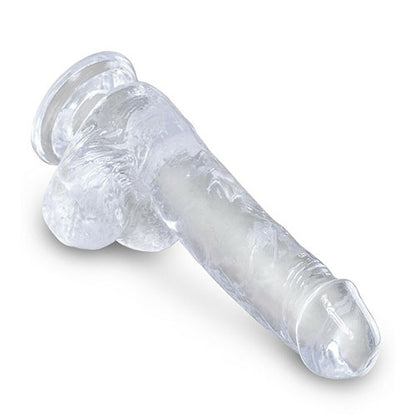 Clear 6"Cock With Balls