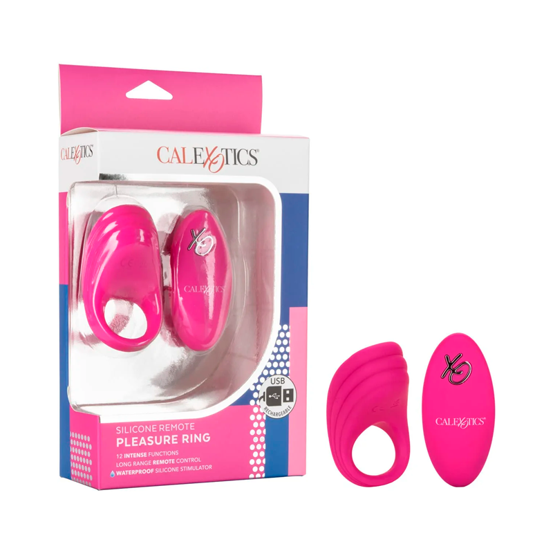 Silicone remote pleasure ring