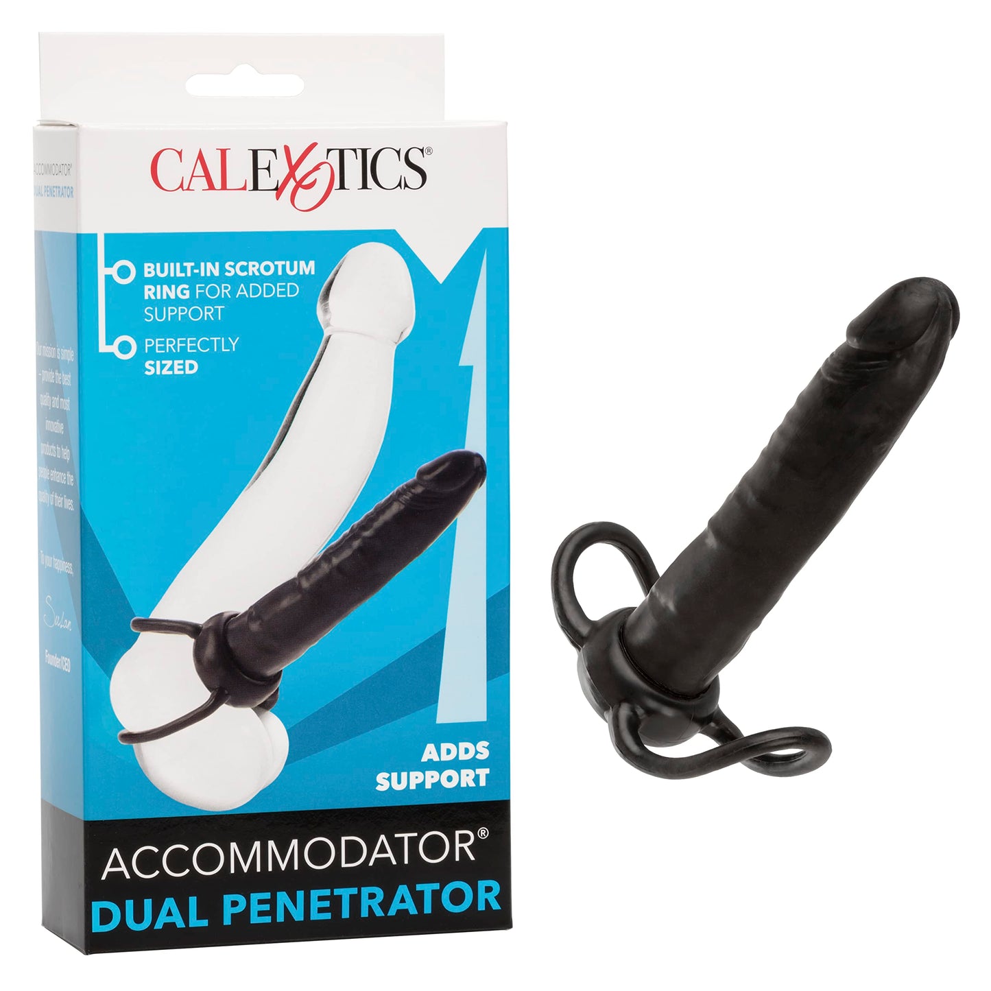 ACCOMODATOR - DUAL PENETRATOR - BLACK