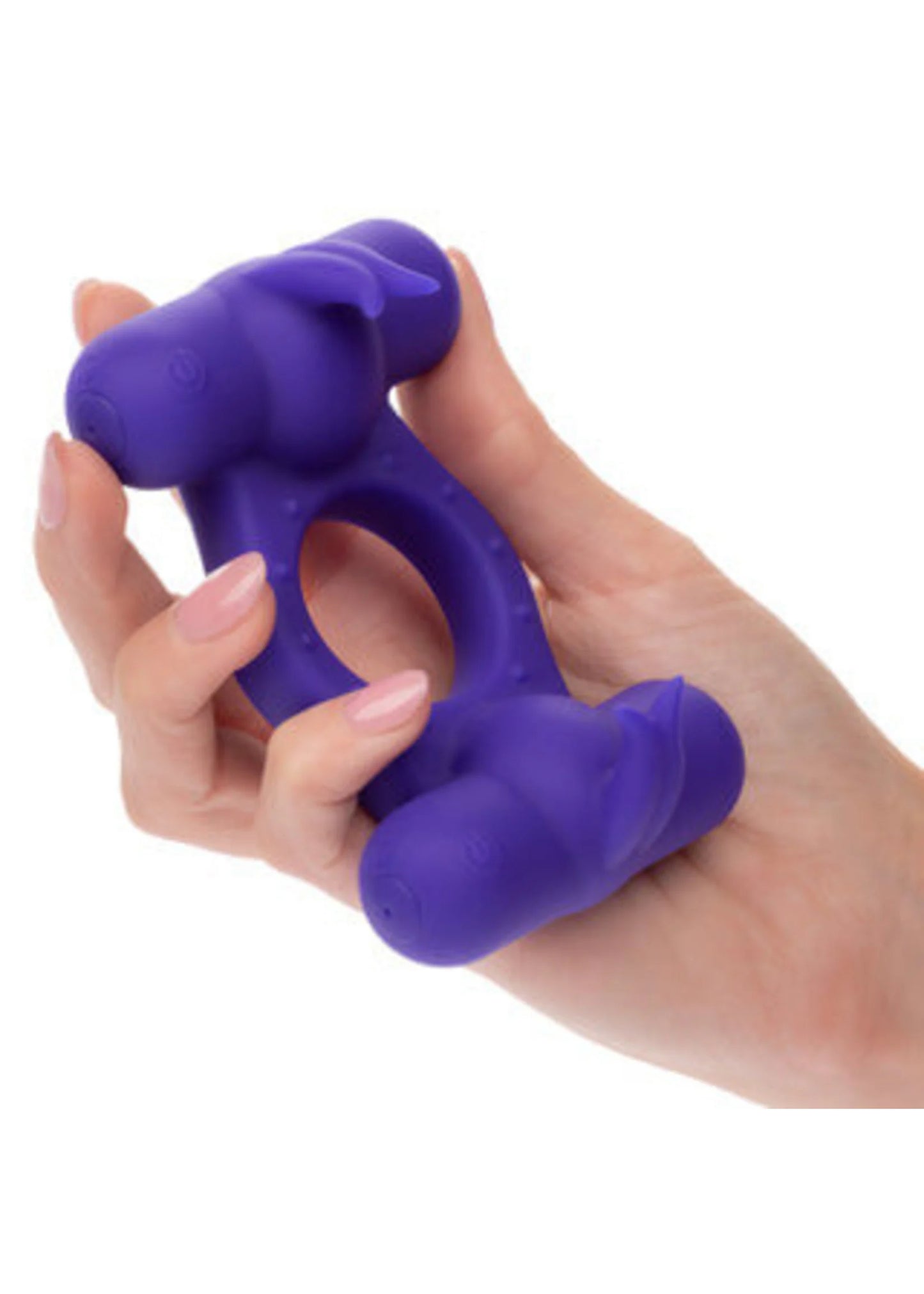 SILICONE RECHARGEABLE TRIPLE ORGASM ENHANCER