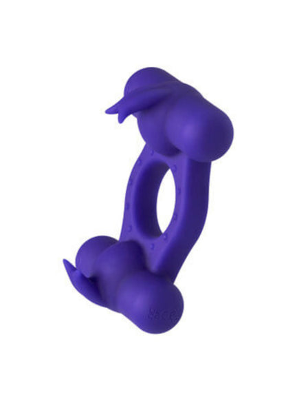 SILICONE RECHARGEABLE TRIPLE ORGASM ENHANCER