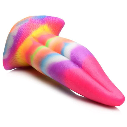 UNICORN KISS UNICORN TONGUE GLOW IN THE DARK SILICONE DILDO