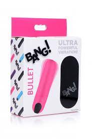 VIBRATING BULLET W /REMOTE CONTROL - PINK