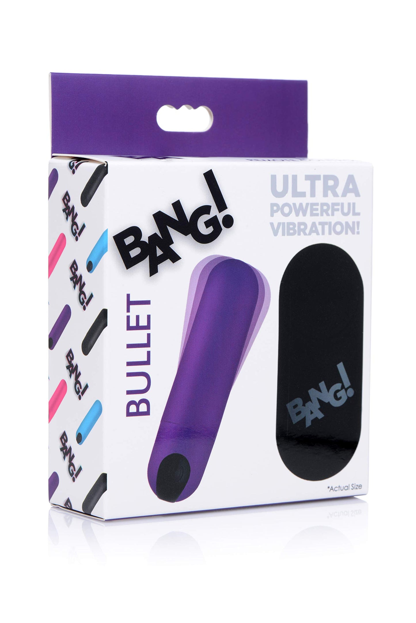 VIBRATING BULLET W /REMOTE CONTROL - PURPLE