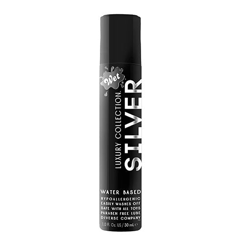 SILVER LUBRICANT WATER BASED - LUXURY COLLECTION 1 OZ/30 ML