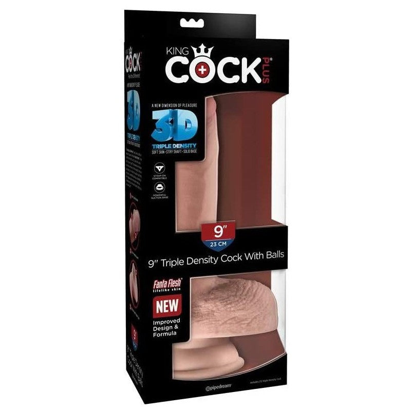 PLUS 9" TRIPLE DENSITY COCK WITH BALLS